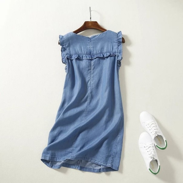 Letnia sukienka jeansowa S
