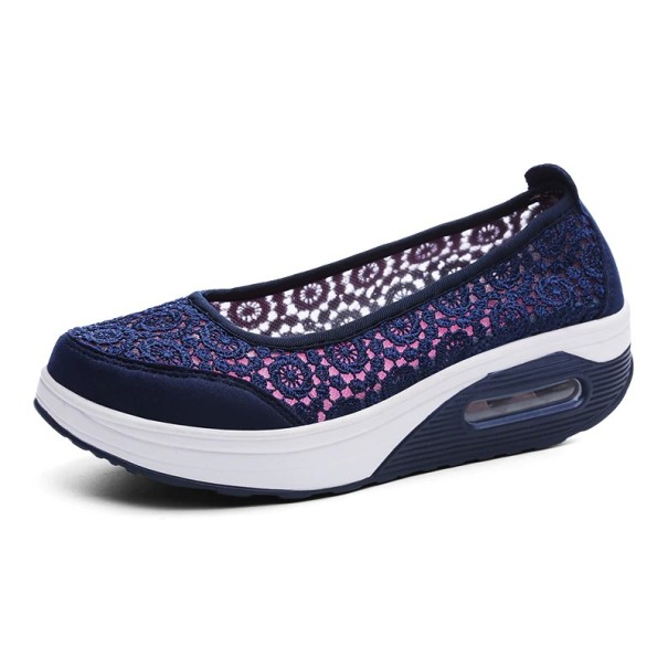 Letnie buty damskie ciemnoniebieski 40