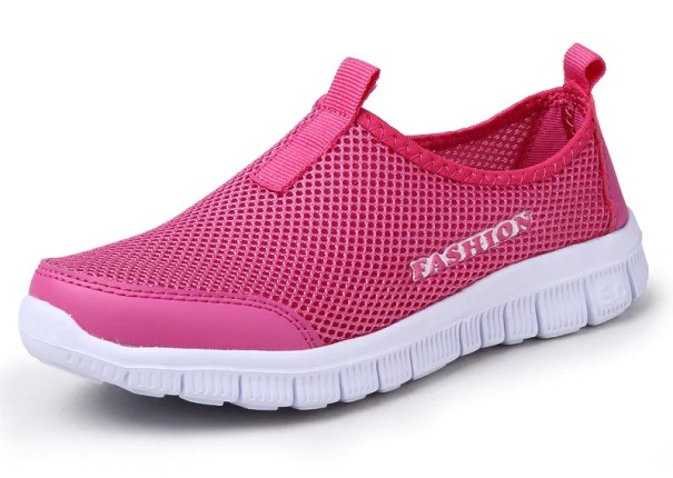 Letnie buty wsuwane różowy 39