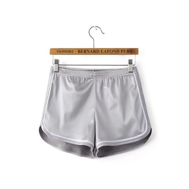 Letnie spodenki damskie J1738 srebrny M