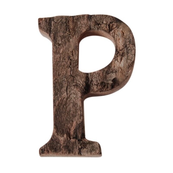 Letra decorativa de madera C475 P