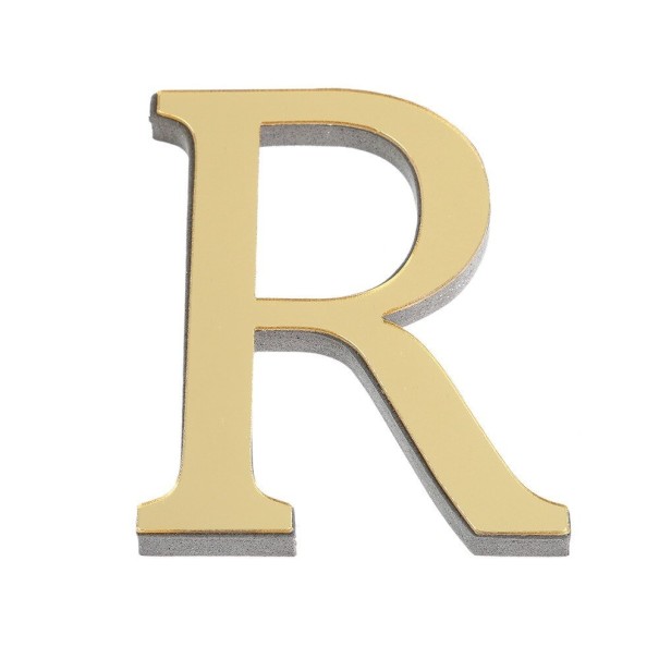 Lettera decorativa in acrilico R