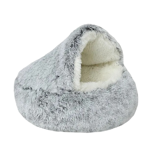 Letto in peluche per gatti 40 x 40 cm V178 grigio