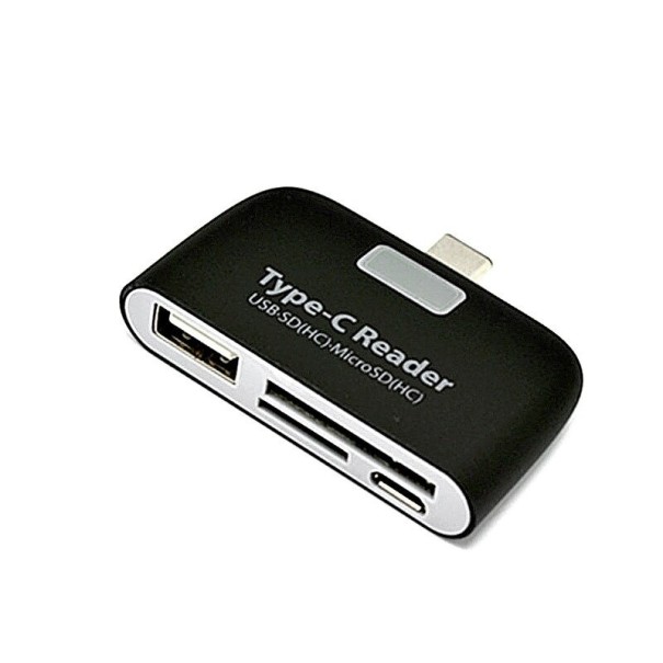 Lettore di schede di memoria USB-C K933 nero
