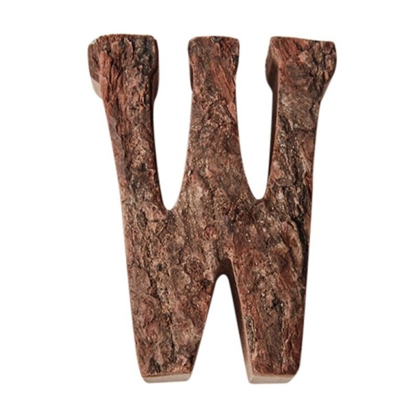 Lettre décorative en bois C475 W