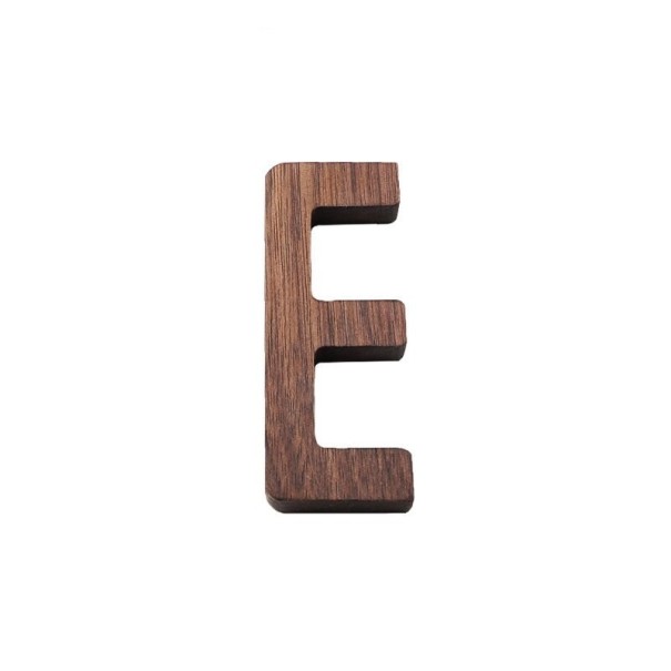 Lettre décorative en bois C510 E