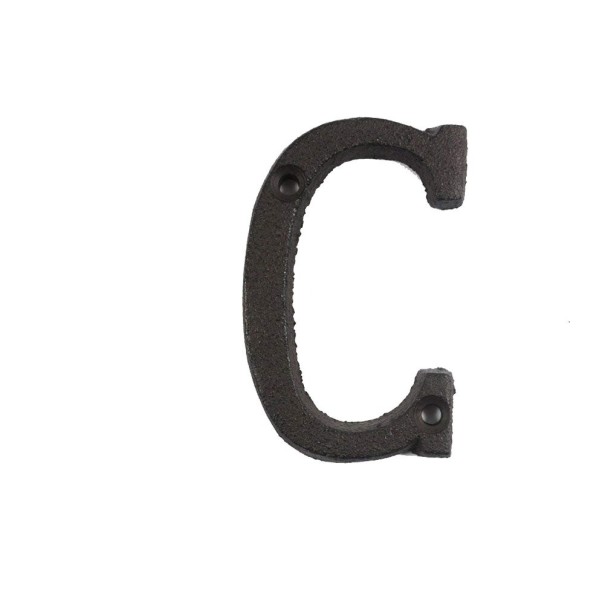Lettre décorative en fer C527 C