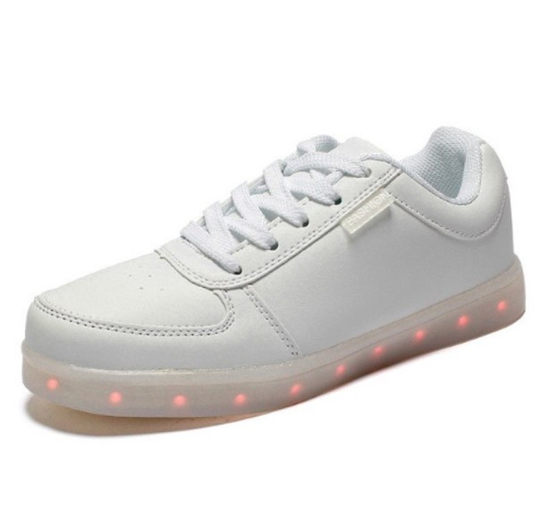 Leuchtende Turnschuhe J1627 weiß 42