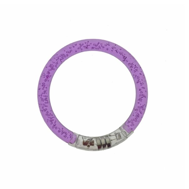 Leuchtendes Armband lila