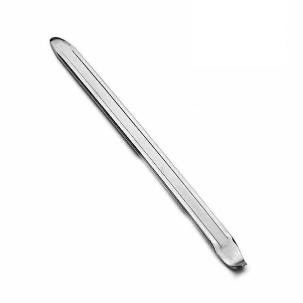 Leva in acciaio per pneumatici 30 cm Leva argentata per rimuovere il copertone Chiave di montaggio zincata per bici auto moto 1 pz attrezzo da ciclismo 1