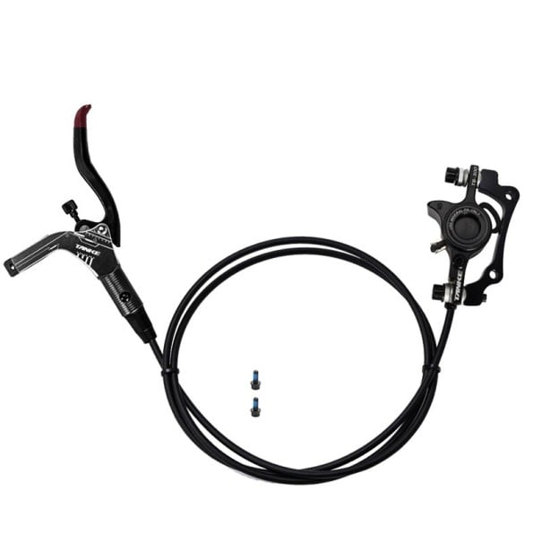 Leva tylna hydrauliczna hamulcowa tarcza 1400 mm dwukierunkowy system olejowy 22,2 mm kierownica kompletny zestaw do roweru 1