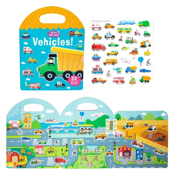 Libro de pegatinas - Coches 1