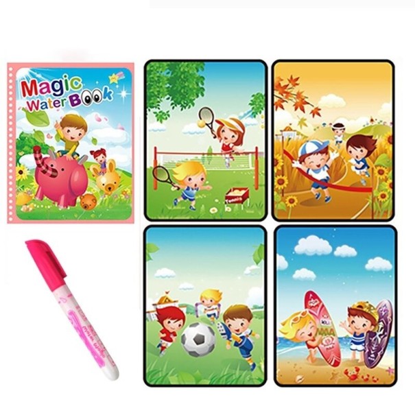 Libros mágicos para colorear con bolígrafo de agua 3 Libros mágicos para colorear con bolígrafo de agua 3