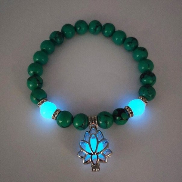 Lichtgevende armband voor dames met lotus 4