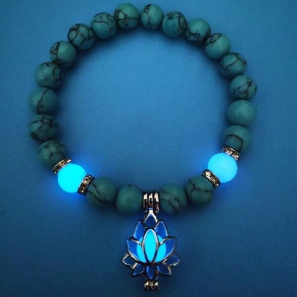 Lichtgevende armband voor dames met lotus 6