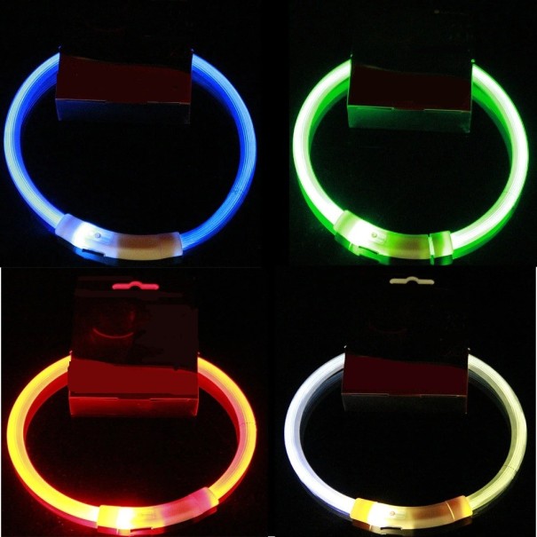 Lichtgevende halsband voor honden