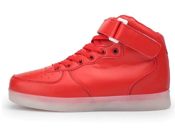 Lichtgevende kindersneakers A358 rood 32