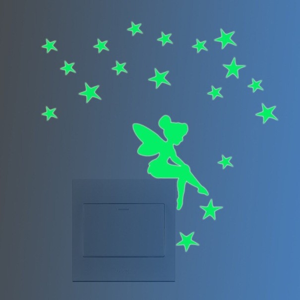 Lichtgevende sticker boven de schakelaar 2