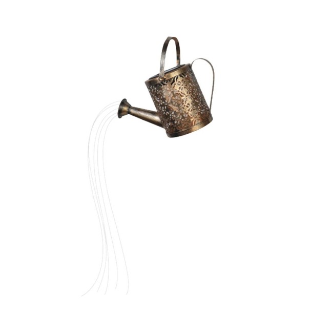 Lichtgevende tuindecoratie brons 1