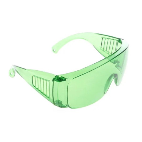 Lichtgewicht veiligheidsbril Comfortabele krasbestendige bril Kleurrijke fietsbril met ventilatie Sport winddichte bril 6 x 19 cm groen