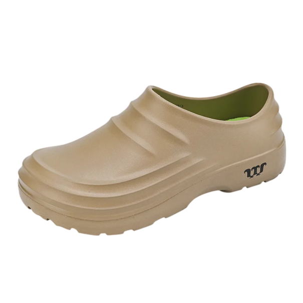Lichtgewicht waterdichte pantoffels met gesloten neus Massieve antislipzool Modern minimalistisch design Stijlvolle schoenen voor zowel binnen als buiten kaki 47