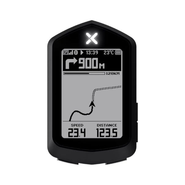 Liczniki rowerowe z GPS nawigacją i mapą offline Bluetooth ANT+ USB-C wodoodporny czarny do pomiaru prędkości i treningu rowerowego 1
