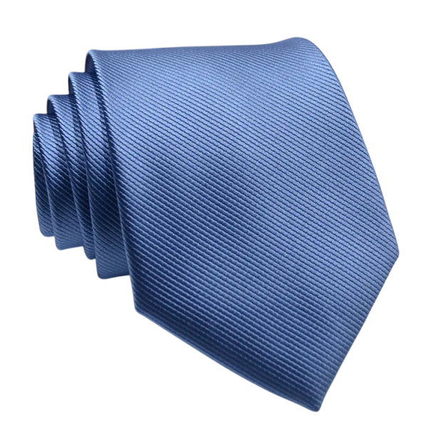Light Blue Tie 146 x 8 cm Elegant Men's Tie Stylish Accessory for Business Meetings, Balls and Casual Wear 1