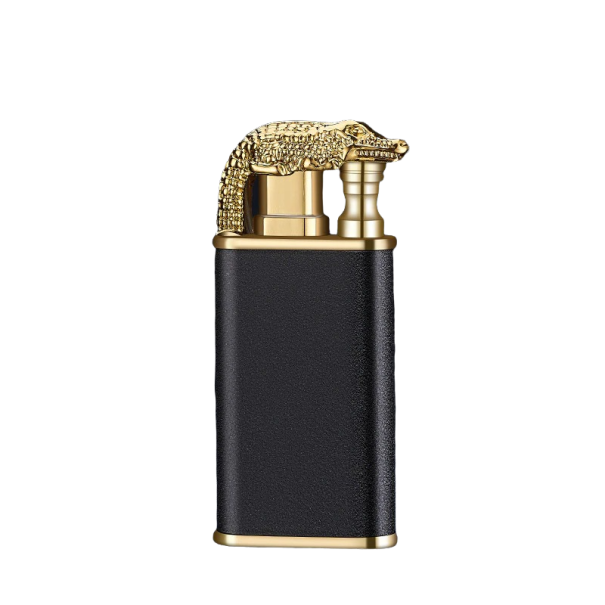 Lighter med krokodille sort