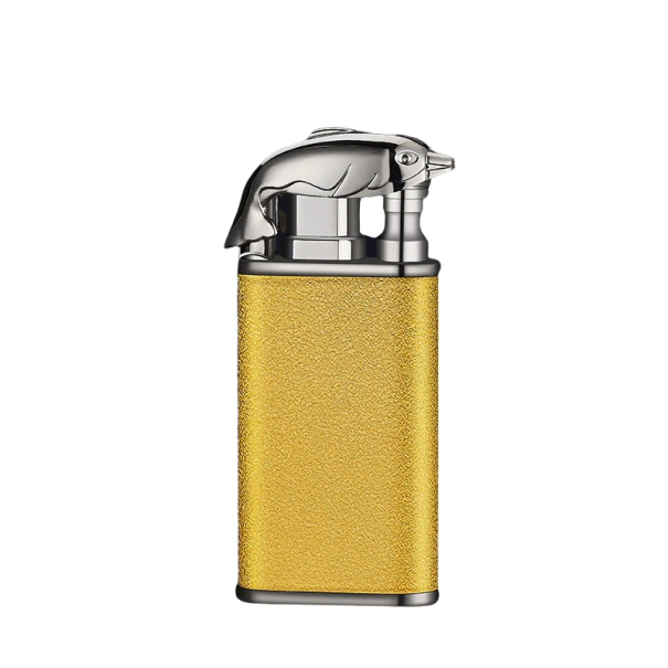 Lighter with Dolphin P3415 gold