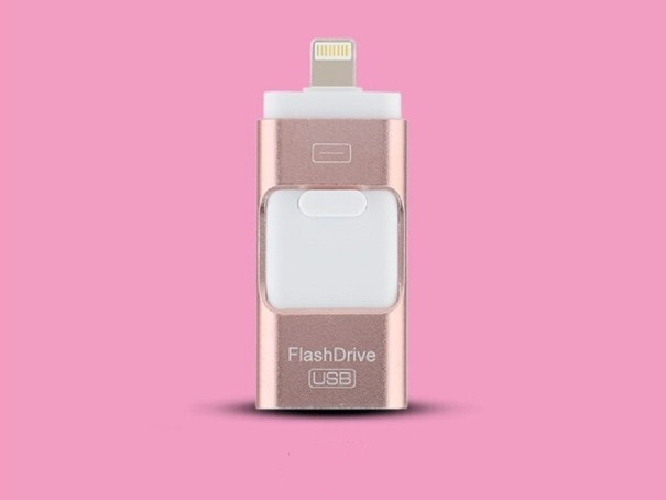 Lightning USB flash disk růžová 32GB