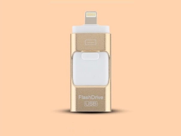 Lightning USB flash disk zlatá 512GB
