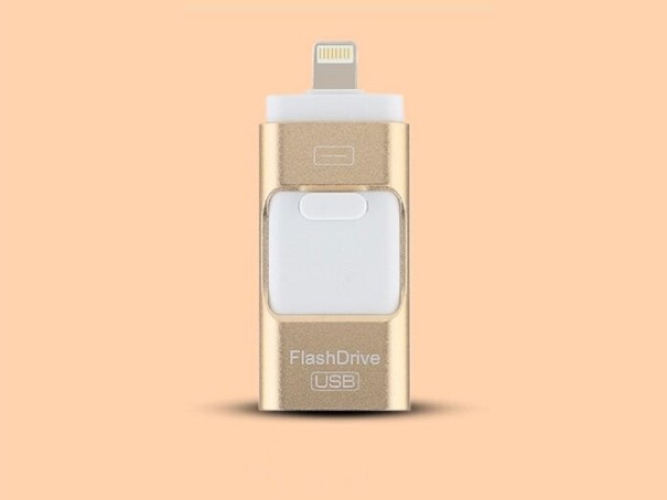 Lightning USB pendrive arany 512GB