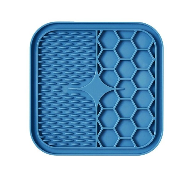 Likmat voor honden en katten C757 blauw S