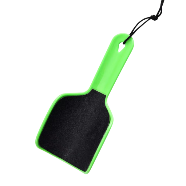 Lima Curva per Piedi 20 x 9 x 3 cm Rimuovi Cuticole e Tessuti Induriti Doppia Faccia per Pedicure verde