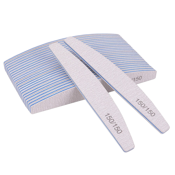 Lime à ongles 150/150 en forme de demi-lune 5 pcs