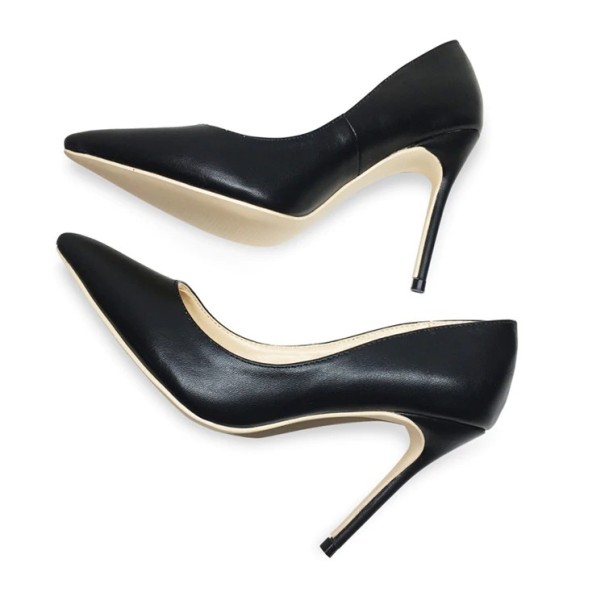 Linda Damenpumps mattschwarz 38 12 cm