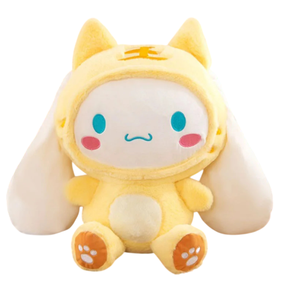 Lindo juguete de peluche de 60 cm Animal de peluche en estilo Kawaii Mascota suave para niños Decoración de habitación Regalo para los amantes de los peluches amarillo