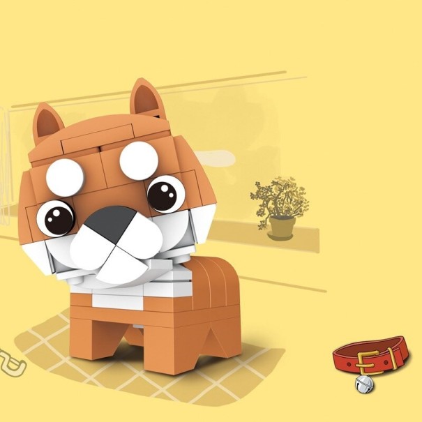 Lindo kit de construcción de perros 100 piezas 1