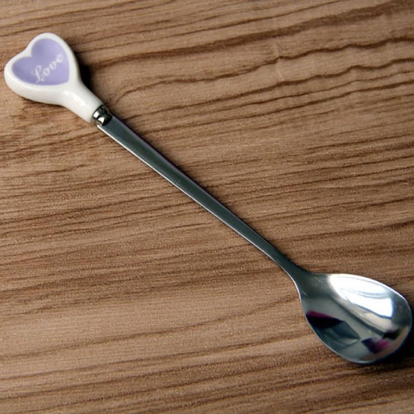 Linguriță cu inimă violet