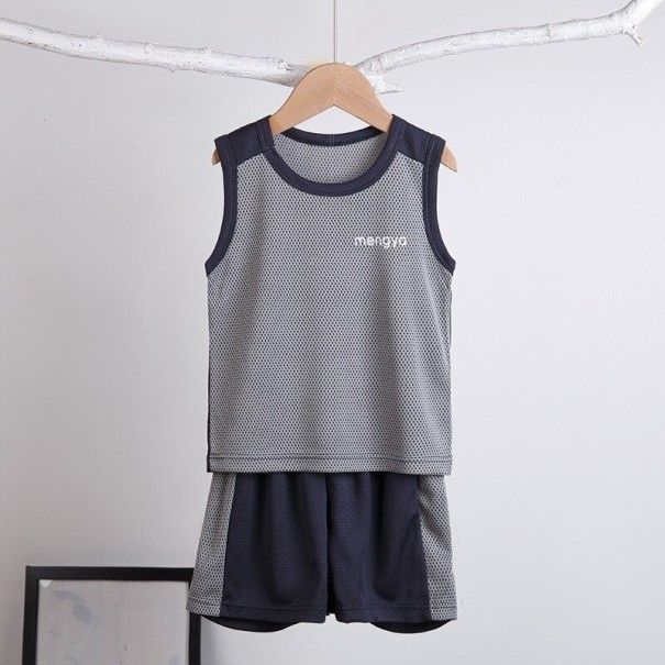 Linne för barn och shorts C1108 lila 6