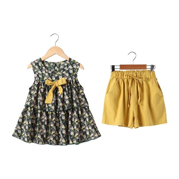 Linne för tjejer och shorts L1489 7 B
