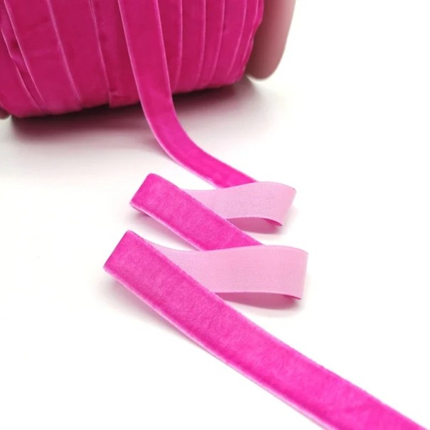 Lint 15 mm 4,6 m fluweel Decoratief lint Luxe lint voor cadeauverpakking Bruiloftsdecoratie Creatieve creatie Decoratief lint voor het arrangeren roze