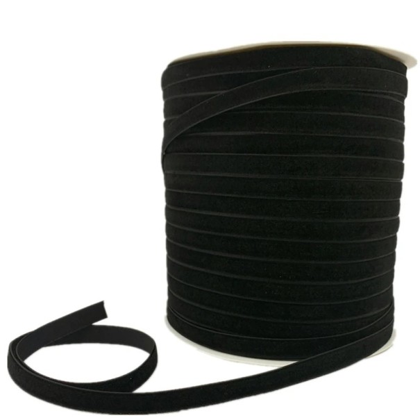 Lint 20 mm 4,6 m fluweel Luxe decoratief lint Decoratief lint voor cadeauverpakking Kerst- en huwelijksdecoraties Creatieve creaties DIY-projecten zwart