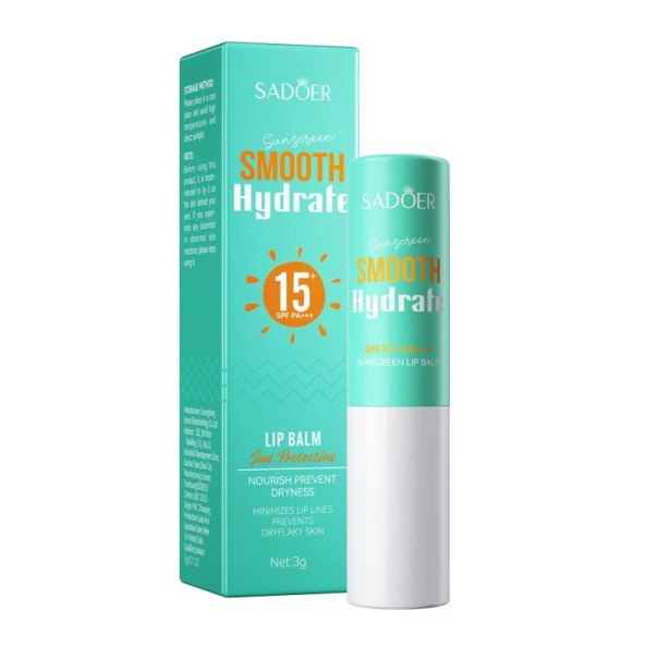 Lippenbalsam mit SPF 15 3 g mit Centella und Niacinamid Hydratation und Schutz der Lippen vor der Sonne Stift Für die tägliche Pflege und auf Reisen