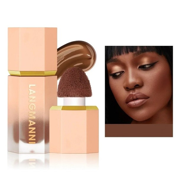 Liquid Contour Stick Matte Stick for Natural Facial Contours Waterproof Highlighter Camel suede