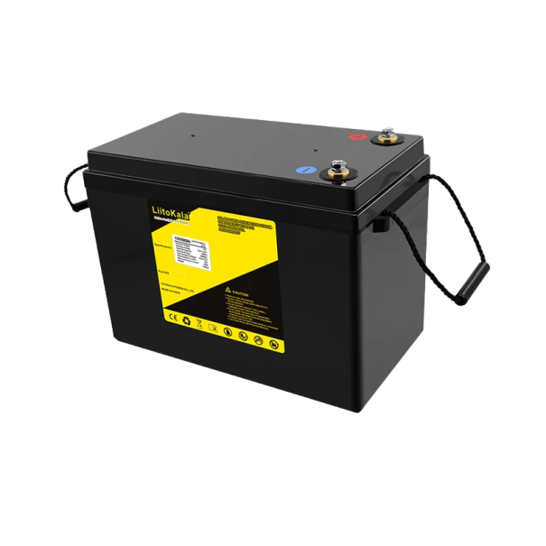 Lithium-Eisenphosphat-Batterie, langlebige LiFePO4-Batterie, 12 V, 200 Ah, Lithium-Power-Batterie mit einer Lebensdauer von mehr als 4000 Zyklen, 36 x 21 x 23 cm 1