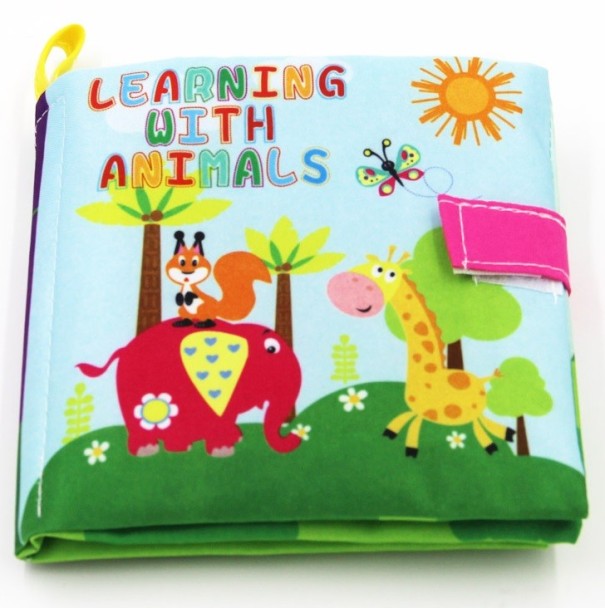Livre éducatif en coton pour enfants images