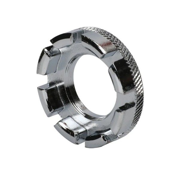 Llave para radios de bicicletas 4 cm llave de 8 vías para niples Mantenimiento y ajuste de la llanta de la bicicleta Herramienta de acero para reparaciones de bicicletas de montaña y de carretera 1