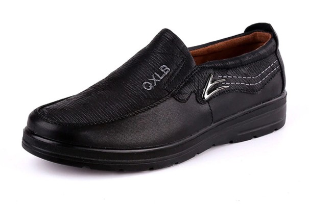 Loafers för män svart 47