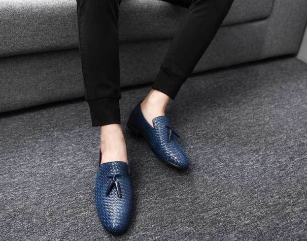 Loafers herr med mönster J2156